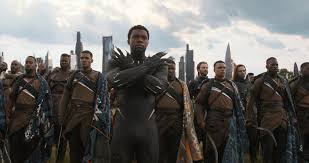 Chadwick Boseman as Black Panter in Marvels Infinity War.